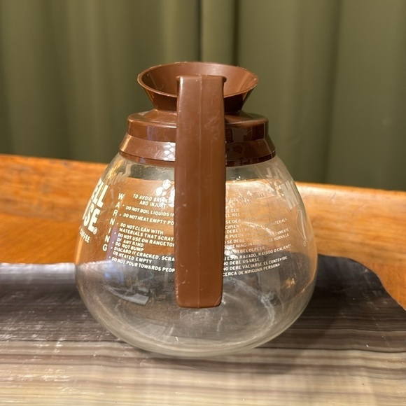 Vintage Maxwell House Glass Coffee E-174 Carafe Vintage Maxwell House Coffee Pot - Picture 5 of 13